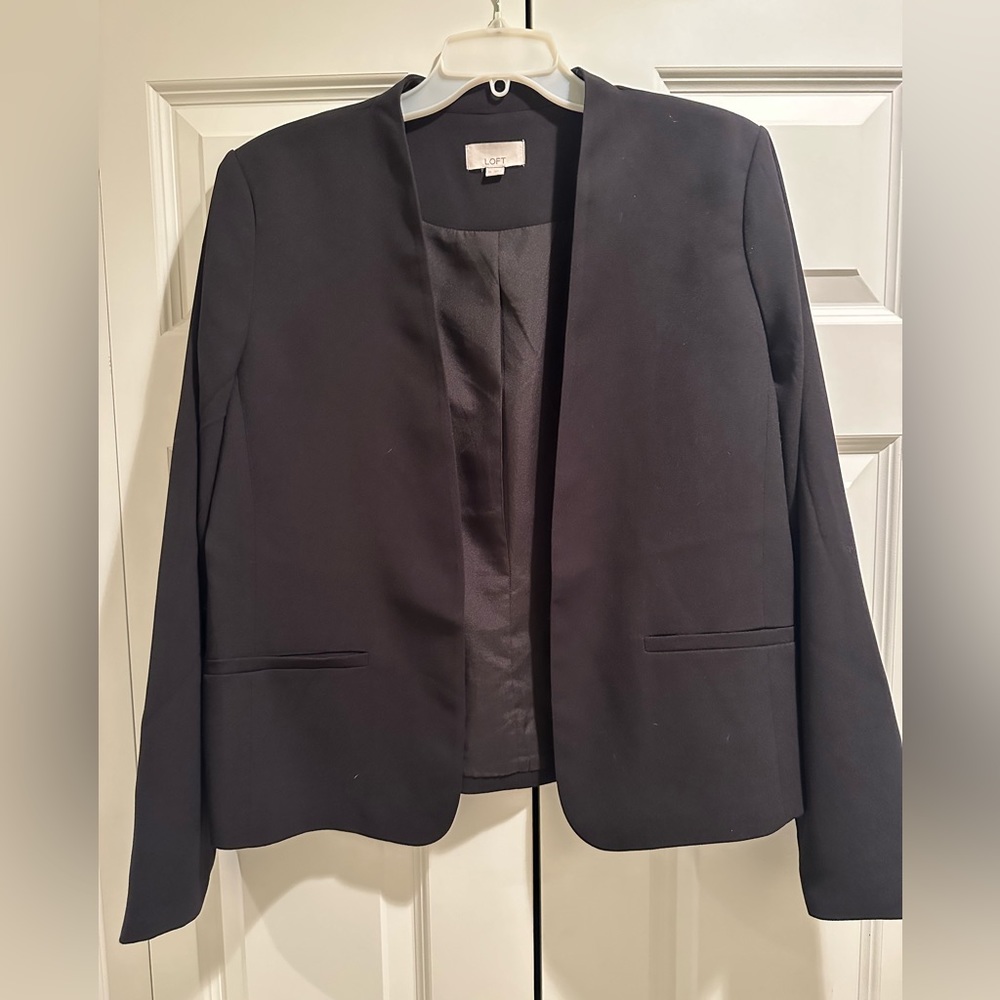 Ann Taylor Loft size 14 black blazer